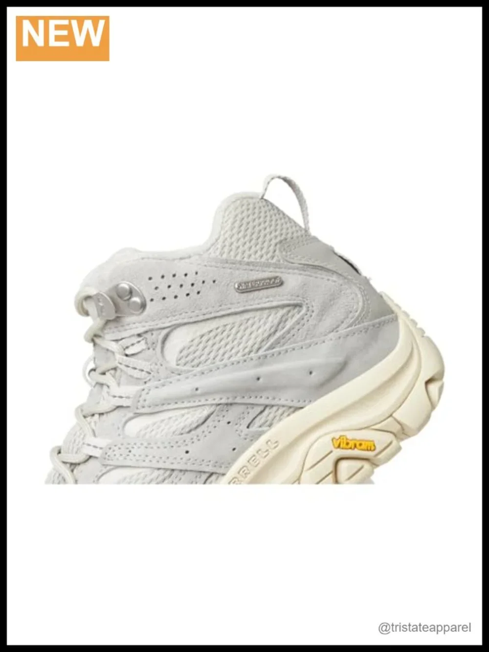 Waterproof Leather Hiking Shoes - Merrell Moab 3 Mid - Women's Trail